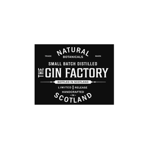 The Gin Factory brand logo for ginfactoryscotland.com
