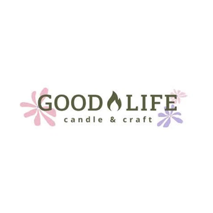 The Good Life Candle brand logo for goodlifecandle.com