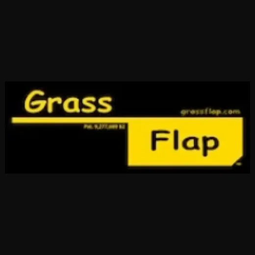 The GrassFlap brand logo for grassflap.com