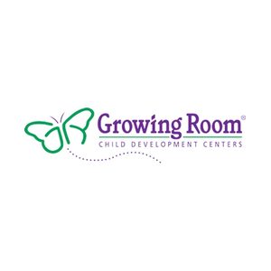 The Growing Room brand logo for growingroomchildcare.com