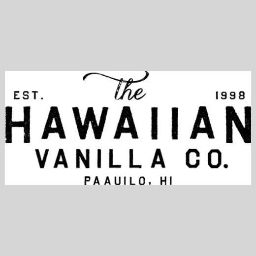 The Hawaiian Vanilla Co. brand logo for hawaiianvanilla.com