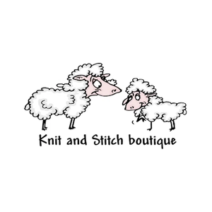 The Knit and Stitch Boutique brand logo for knitandstitchboutique.com