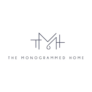 the-monogrammed-home brand logo for the-monogrammed-home.com