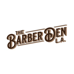 thebarberdenla brand logo for thebarberdenla.com