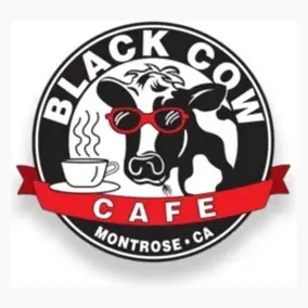 theblackcowcafe brand logo for theblackcowcafe.com