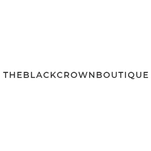 theblackcrownboutique brand logo for theblackcrownboutique.com