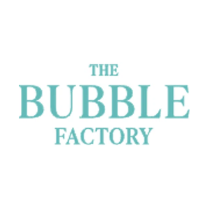 thebubblefactory brand logo for thebubblefactory.com