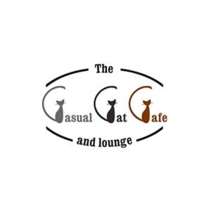 thecasualcatcafe brand logo for thecasualcatcafe.com
