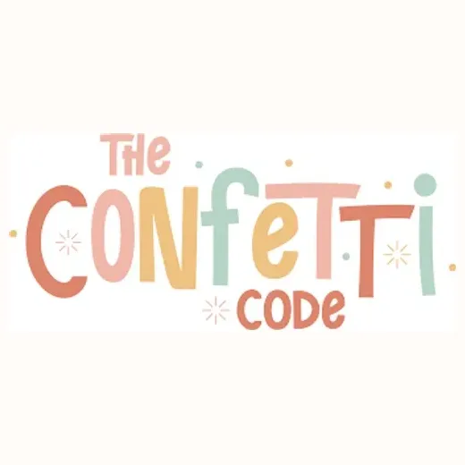 theconfetticode brand logo for theconfetticode.com