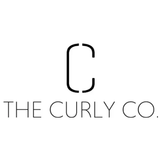 thecurlyco brand logo for thecurlyco.com