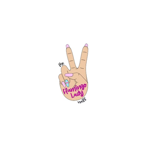 theflamingoladynails brand logo for theflamingoladynails.com