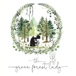 thegreenforestlady brand logo for thegreenforestlady.com