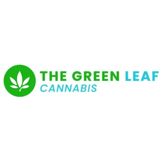 thegreenleafcannabis brand logo for thegreenleafcannabis.com