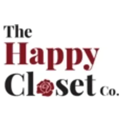 thehappyclosetco brand logo for thehappyclosetco.com