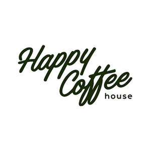 thehappycoffeehouse brand logo for thehappycoffeehouse.com