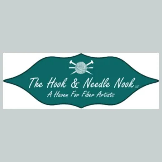 thehookandneedlenook brand logo for thehookandneedlenook.com