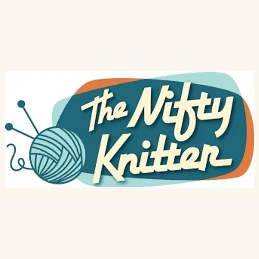 theniftyknittershop brand logo for theniftyknittershop.com