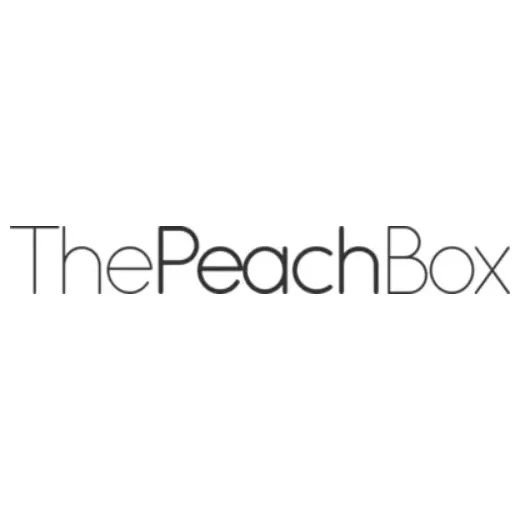 thepeachbox brand logo for thepeachbox.com