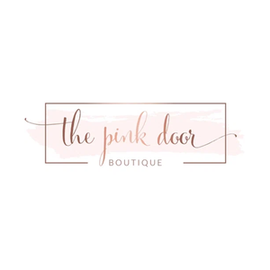 thepinkdoorbtq brand logo for thepinkdoorbtq.shop