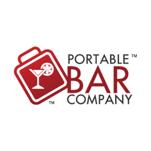 theportablebarcompany brand logo for theportablebarcompany.com