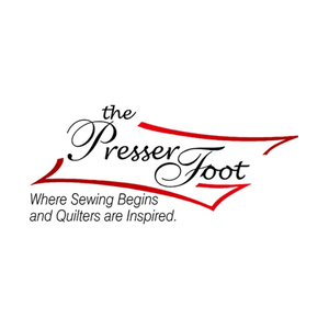 thepresserfoot brand logo for thepresserfoot.com