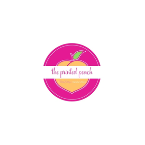 theprintedpeachsavannah brand logo for theprintedpeachsavannah.com