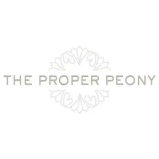 theproperpeony brand logo for theproperpeony.com
