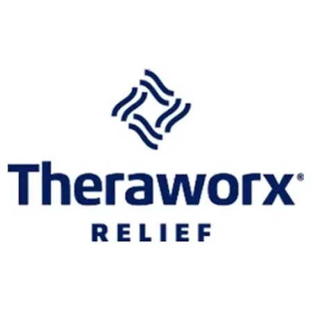 theraworxrelief brand logo for theraworxrelief.com