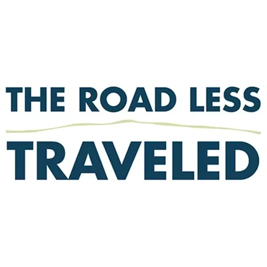 theroadlesstraveled brand logo for theroadlesstraveled.com
