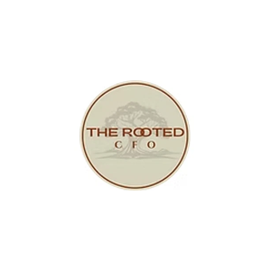 therootedcfo brand logo for therootedcfo.com