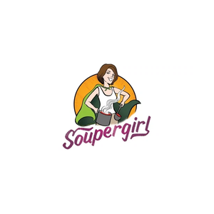 thesoupergirl brand logo for thesoupergirl.com
