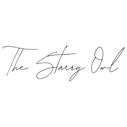 thestarryowl brand logo for thestarryowl.com