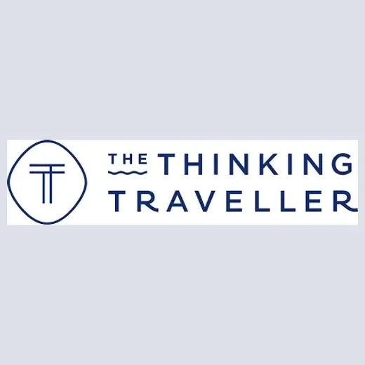 thethinkingtraveller brand logo for thethinkingtraveller.com