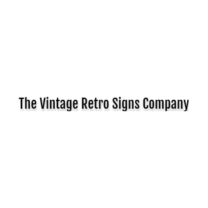 thevintageretrosignstore brand logo for thevintageretrosignstore.com