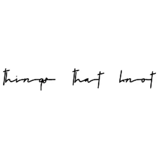 thingsthatknot brand logo for thingsthatknot.com
