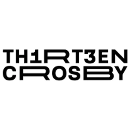 thirteen-crosby brand logo for thirteen-crosby.com