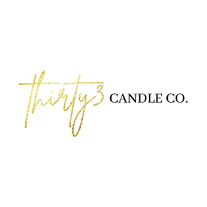 thirty3candleco brand logo for thirty3candleco.com