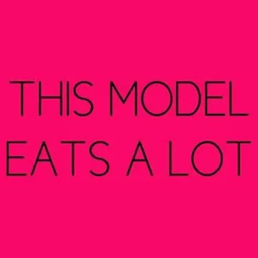 thismodeleatsalot brand logo for thismodeleatsalot.com