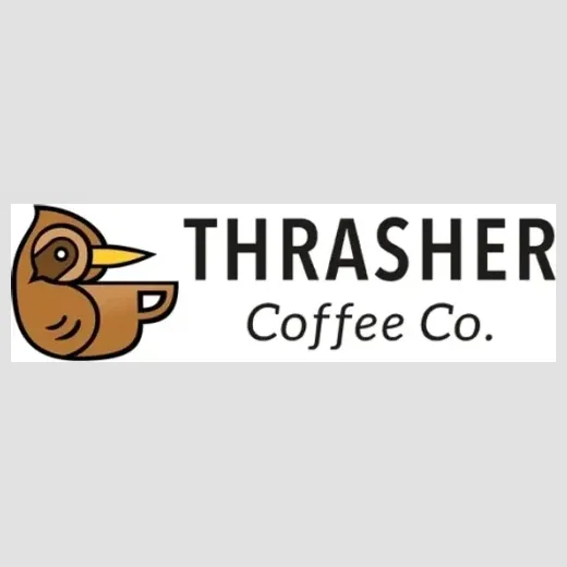 thrashercoffee brand logo for thrashercoffee.com