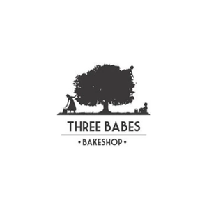 threebabesbakeshop brand logo for threebabesbakeshop.com