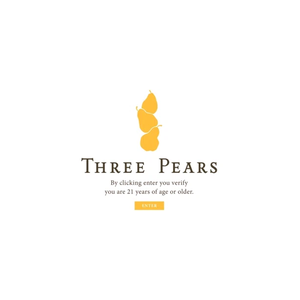 threepearswines brand logo for threepearswines.com