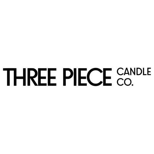 threepiececandle brand logo for threepiececandle.co