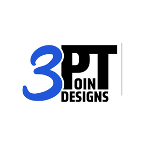 threepointdesigns brand logo for threepointdesigns.net