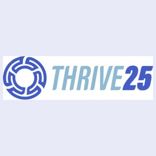 thrive25 brand logo for thrive25.com