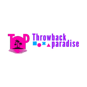 throwbackparadise brand logo for throwbackparadise.com
