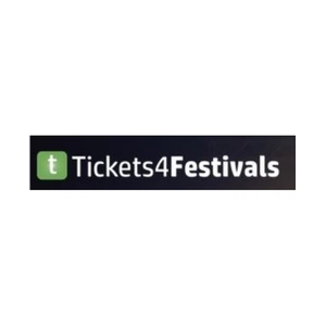 tickets4festivals brand logo for tickets4festivals.com