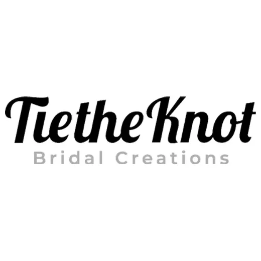 tietheknotbridalcreations brand logo for tietheknotbridalcreations.com