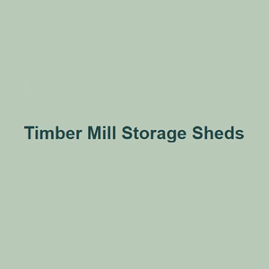 Timber Mill Storage Sheds brand logo for affordablestoragesheds.com
