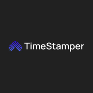 Vercel brand logo for timestamper.vercel.app