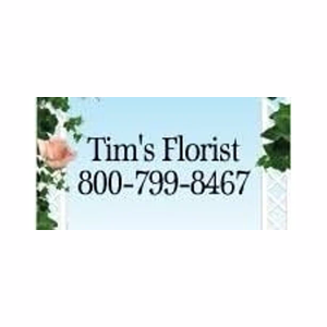 timsflorist brand logo for timsflorist.com